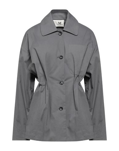 The M .. Woman Shirt Grey Size L Cotton, Elastane