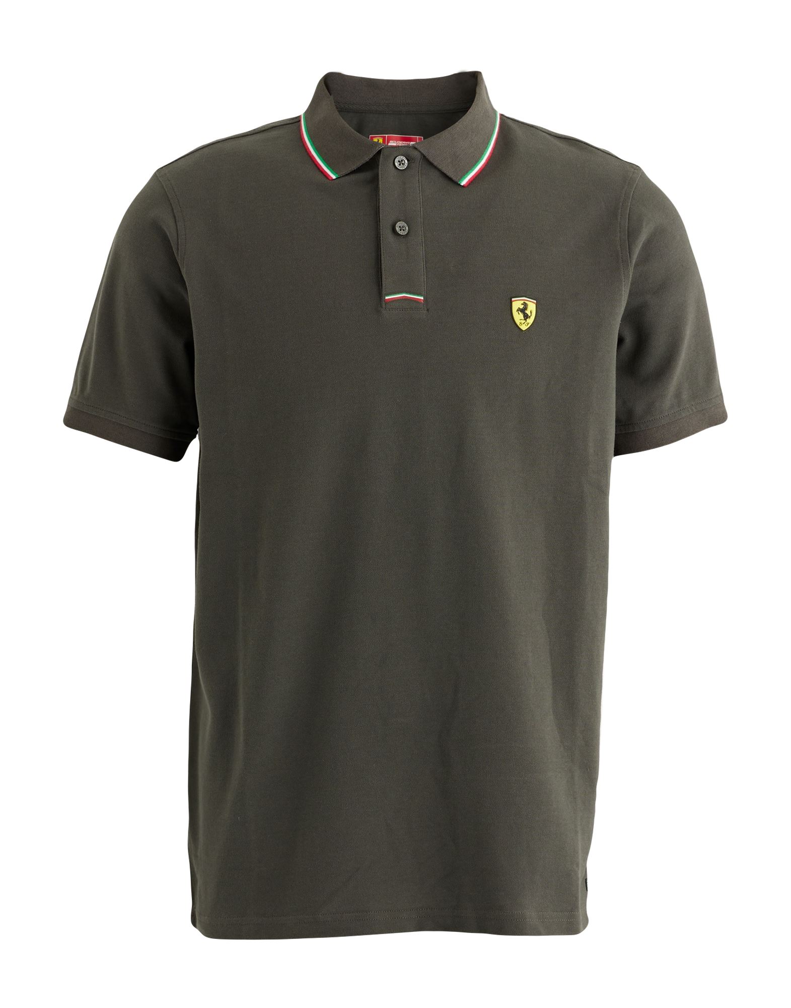 Scuderia Ferrari Polo Shirts In Green