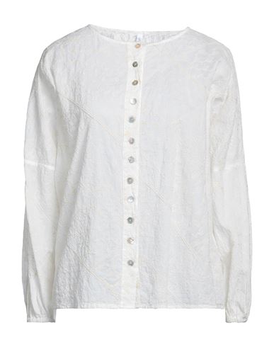 Lfdl Woman Shirt Ivory Size S Cotton In White