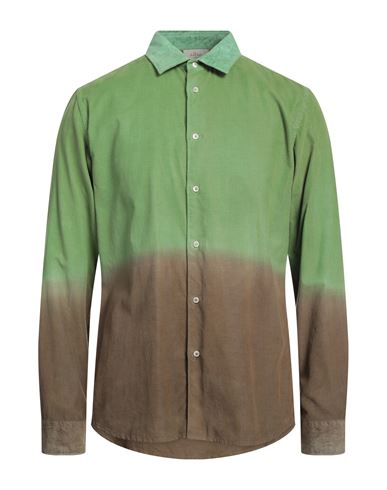 Altea Man Shirt Green Size M Cotton