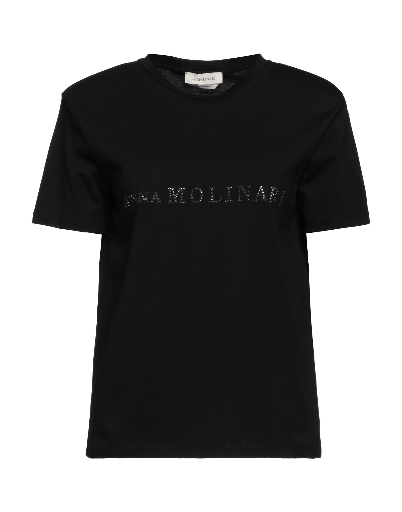 Anna Molinari T-shirts In Black