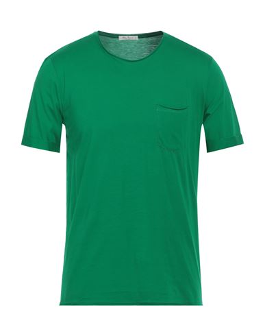 Stefan Brandt Man T-shirt Green Size Xl Pima Cotton
