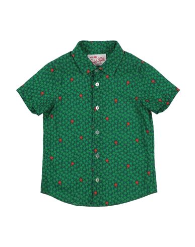 Mc2 Saint Barth Babies'  Toddler Boy Shirt Green Size 6 Cotton