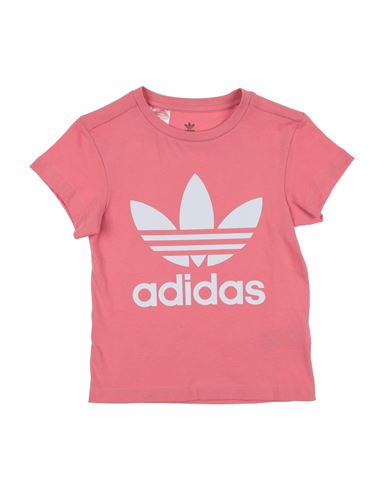 Adidas Originals Babies'  Toddler Girl T-shirt Pastel Pink Size 4 Cotton