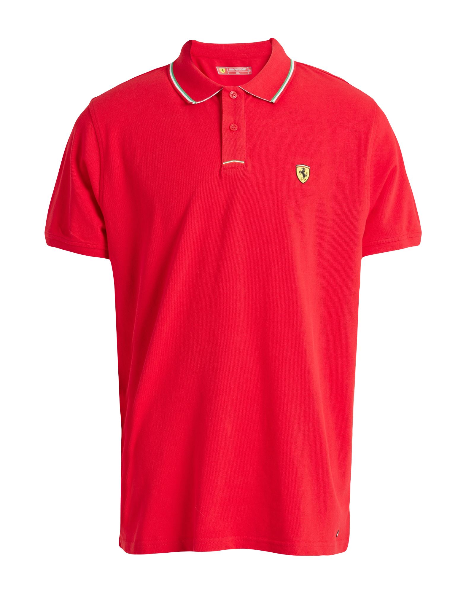 Scuderia Ferrari Polo Shirts In Red