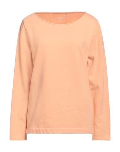 Juvia Woman Sweatshirt Orange Size L Cotton, Polyester