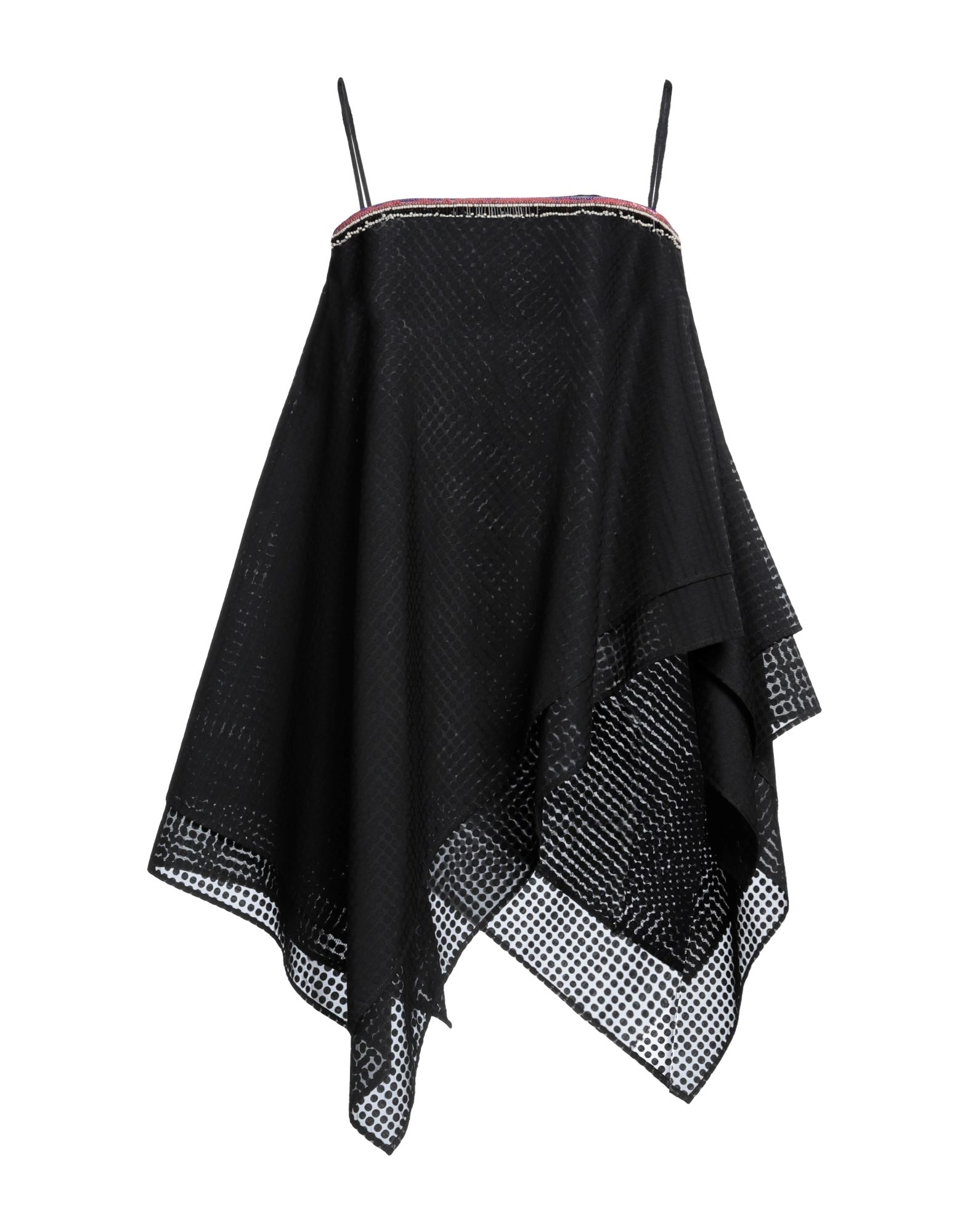 Manila Grace Tops In Black