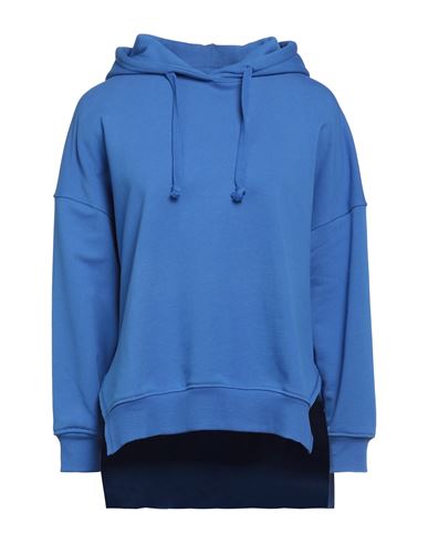 Attic And Barn Woman Sweatshirt Bright Blue Size S Cotton