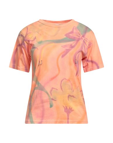 Shop Collina Strada Woman T-shirt Orange Size S Organic Cotton