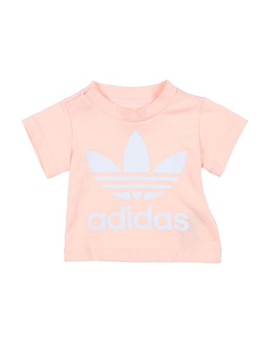 Adidas Originals Babies'  Newborn Girl T-shirt Pink Size 0 Cotton