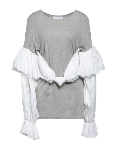 Leal Daccarett Woman T-shirt Grey Size 10 Cotton, Elastane