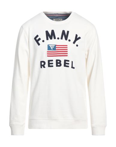 Fred Mello Man Sweatshirt White Size 3xl Cotton