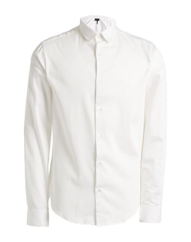 Emporio Armani Man Shirt White Size Xxl Cotton