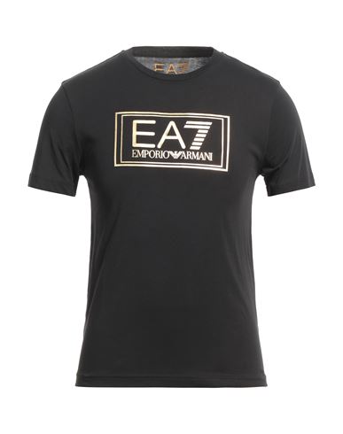 Emporio Armani Man T-shirt Black Size Xs Cotton