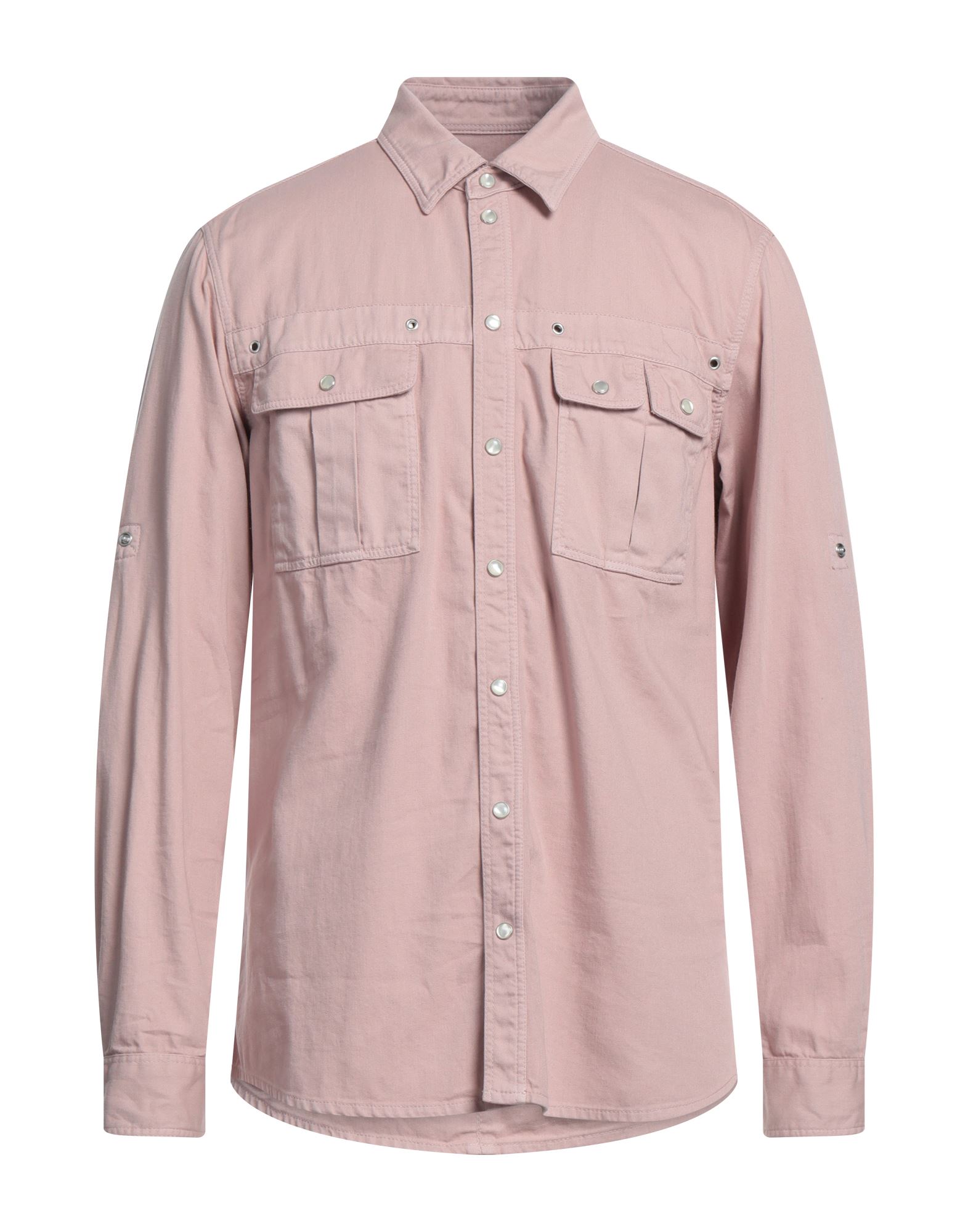 Shop The Seafarer Man Shirt Pastel Pink Size L Cotton