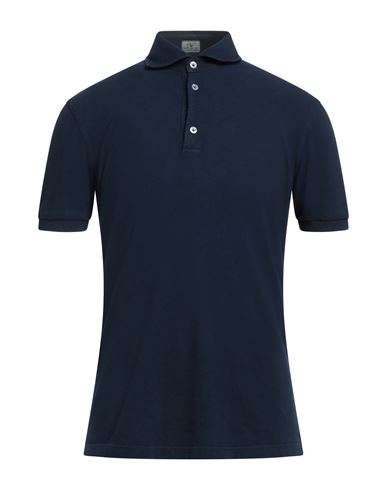 Sonrisa Man Polo Shirt Midnight Blue Size S Cotton