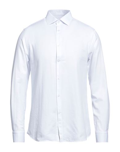 Siviglia Man Shirt White Size 16 ½ Cotton, Polyester