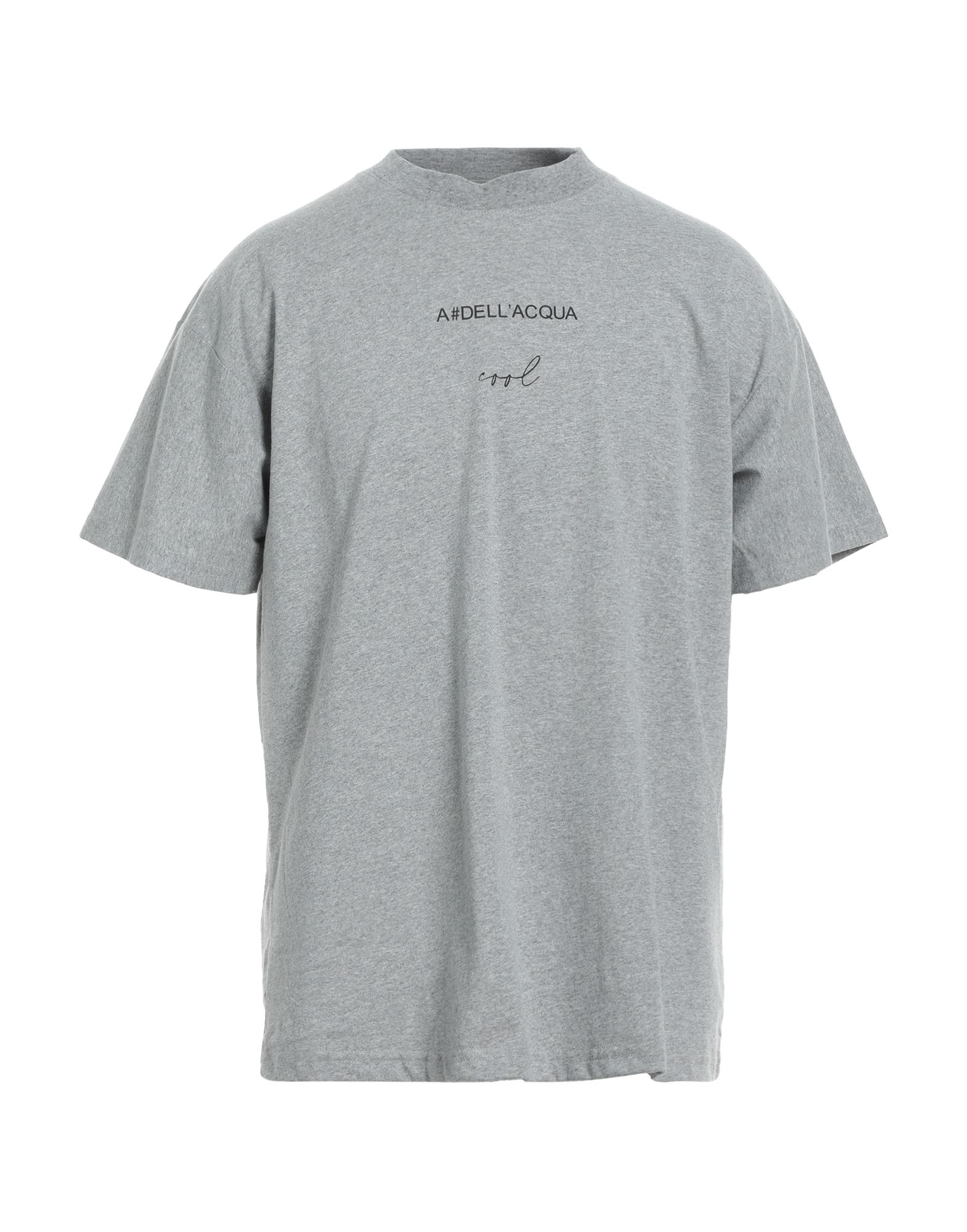 Alessandro Dell'acqua Man T-shirt Light Grey Size S Cotton