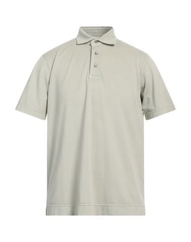 Circolo 1901 Man Polo Shirt Sage Green Size Xxl Cotton, Elastane