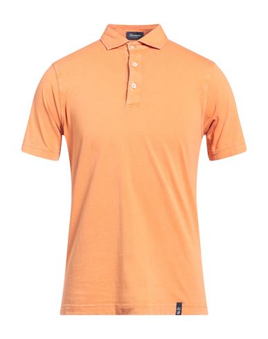 Drumohr Man Polo Shirt Mandarin Size S Cotton
