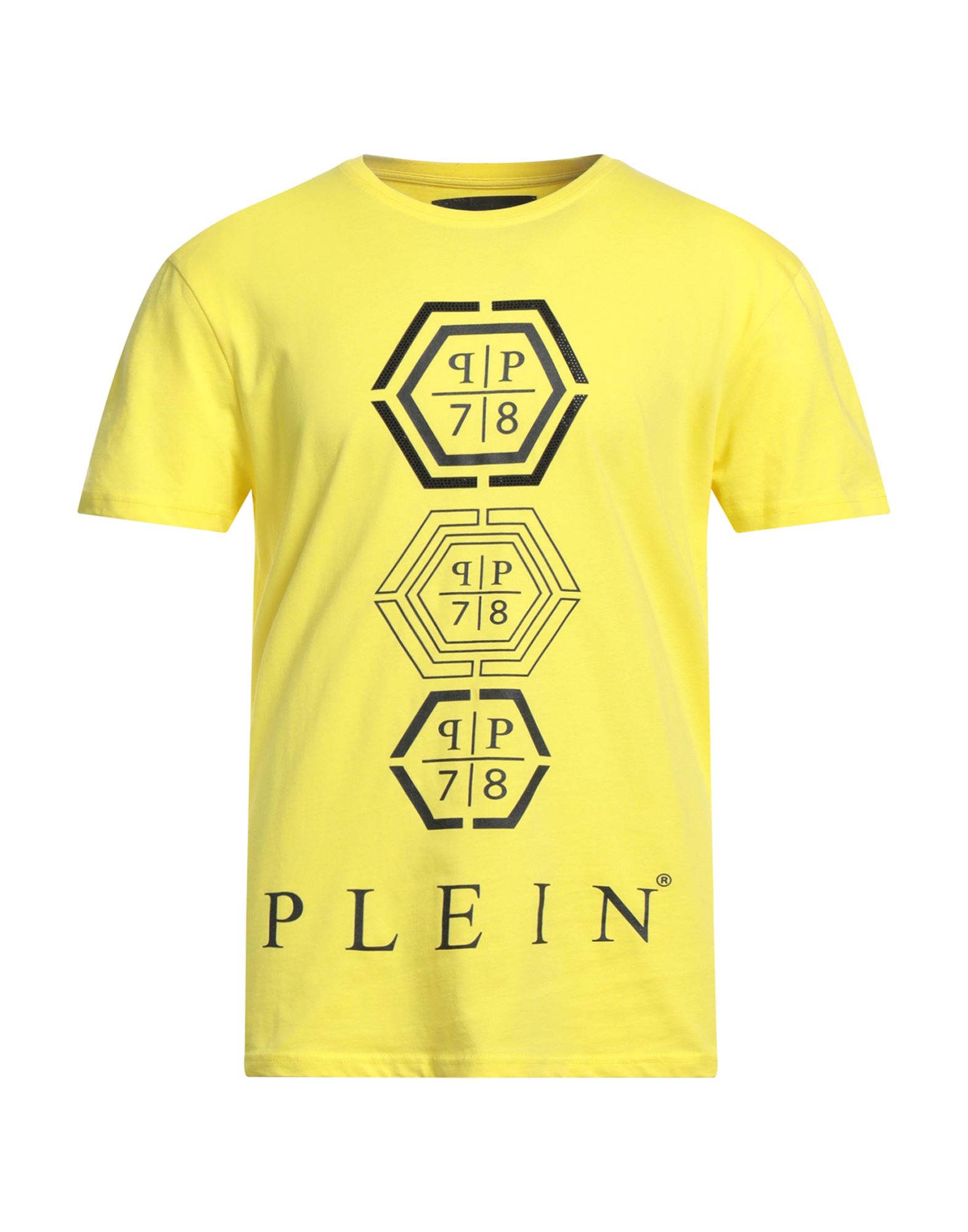 Philipp Plein T-shirts In Yellow