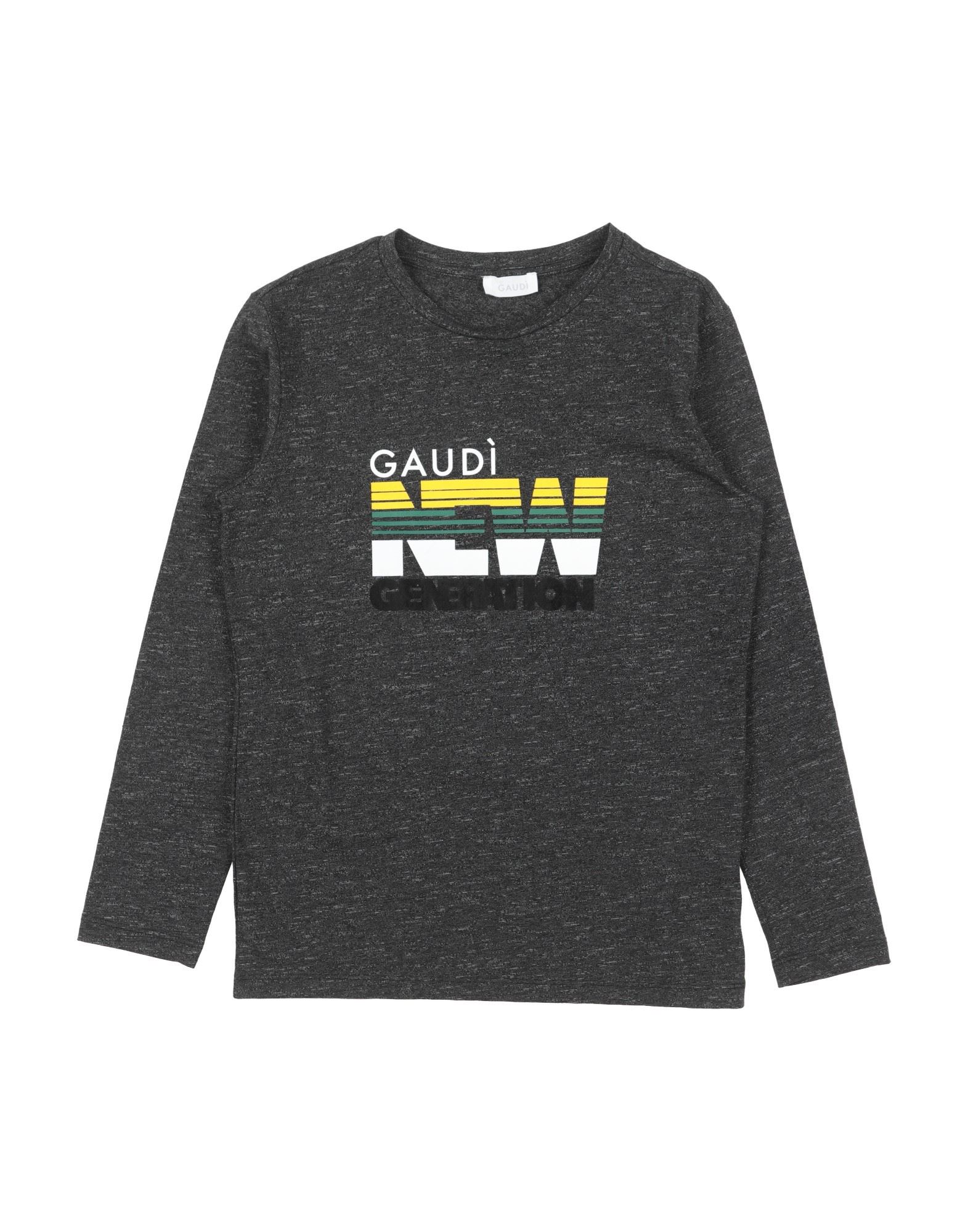 Gaudì Kids'  Toddler Boy T-shirt Steel Grey Size 4 Cotton, Polyester, Elastane