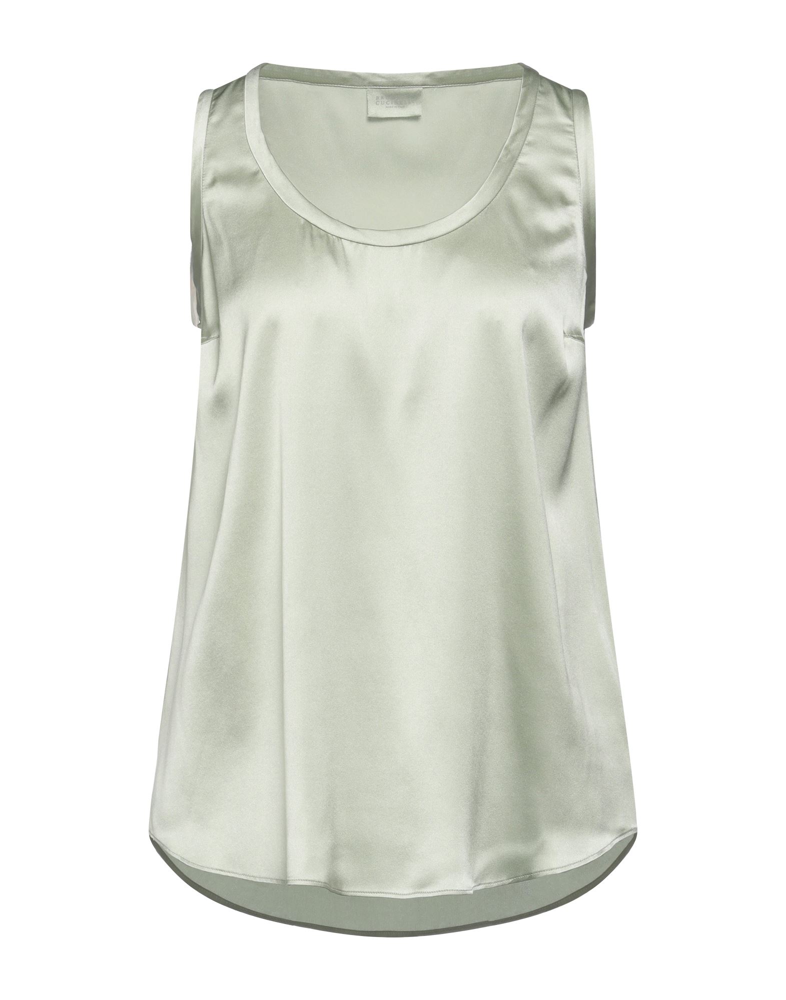 Brunello Cucinelli Tops In Sage Green
