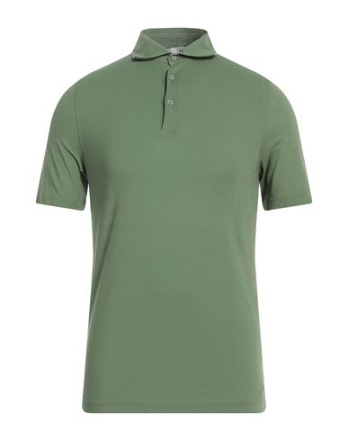 Kired Man Polo Shirt Green Size 38 Cotton