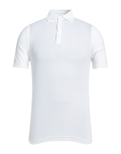 Kired Man Polo Shirt White Size 36 Cotton