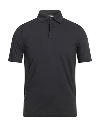Kired Man Polo Shirt Black Size 38 Cotton