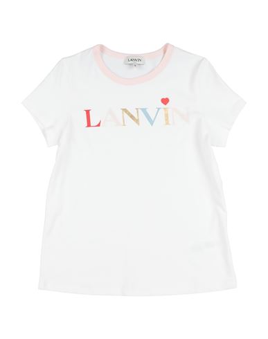 Lanvin Babies'  Toddler Girl T-shirt White Size 6 Cotton