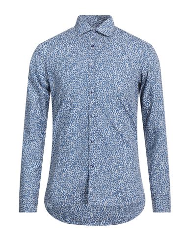 Milena Man Shirt Blue Size 17 ½ Cotton