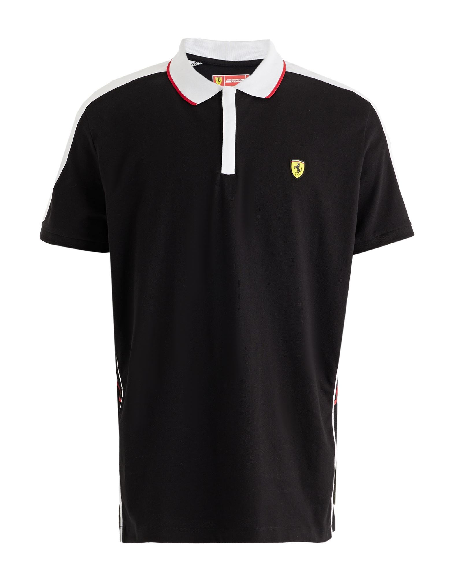 Scuderia Ferrari Polo Shirts In Black
