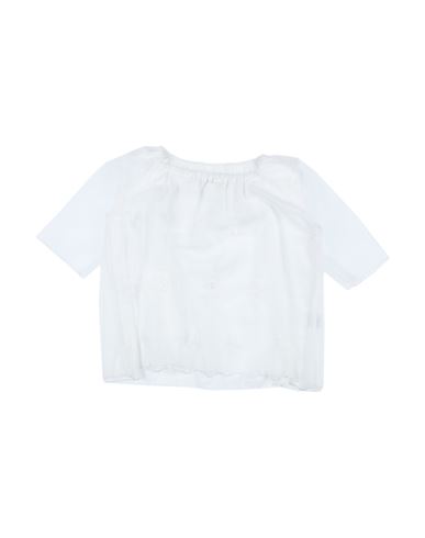Olive By Sisco Babies'  Toddler Girl Blouse Ivory Size 4 Cotton In White