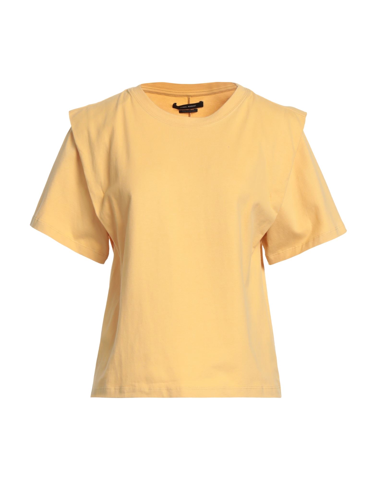 Shop Isabel Marant Woman T-shirt Ocher Size S Cotton In Yellow