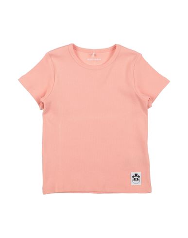 Mini Rodini Babies'  Toddler Girl T-shirt Salmon Pink Size 3 Cotton, Elastane