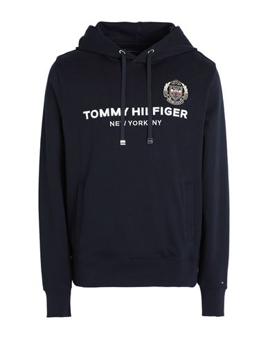 Tommy Hilfiger Man Sweatshirt Midnight Blue Size Xl Cotton