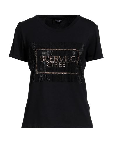 Scervino Woman T-shirt Black Size Xs Viscose, Elastane