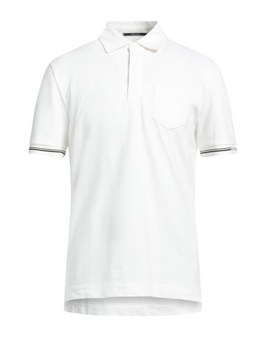 C.p. Company C. P. Company Man Polo Shirt Ivory Size S Cotton, Elastane In White