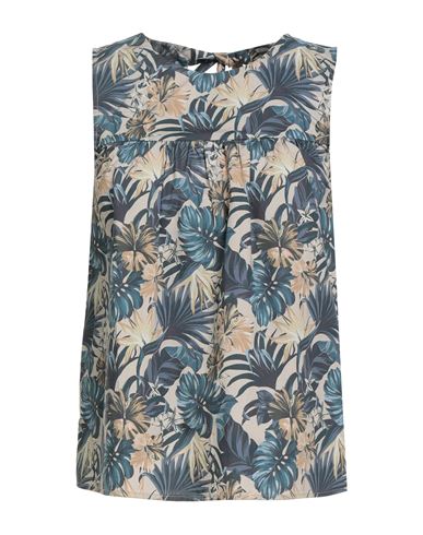 Liu •jo Woman Top Midnight Blue Size 2 Cotton In Blue