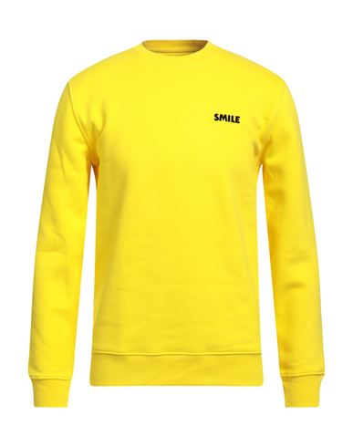 Palette Colorful Goods Man Sweatshirt Yellow Size M Organic Cotton, Recycled Polyester