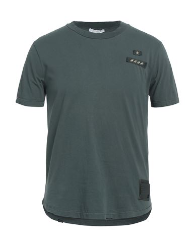 Bellwood Man T-shirt Military Green Size 36 Cotton