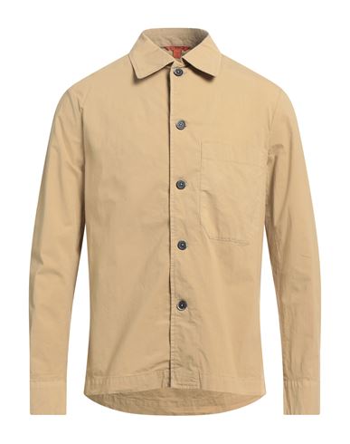 Barena Venezia Barena Man Shirt Khaki Size 38 Cotton, Elastane In Beige