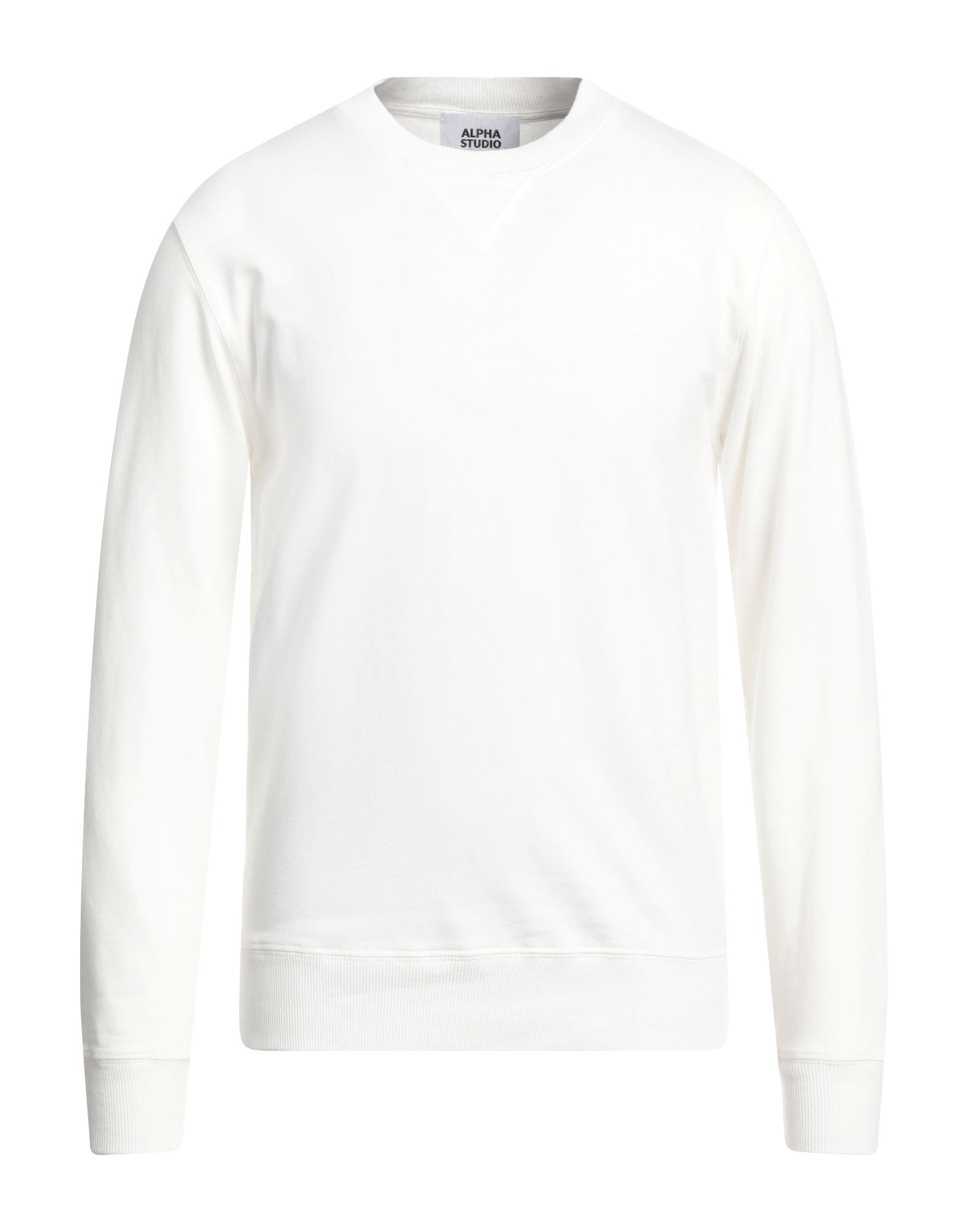 Alpha Studio Sweatshirts In White