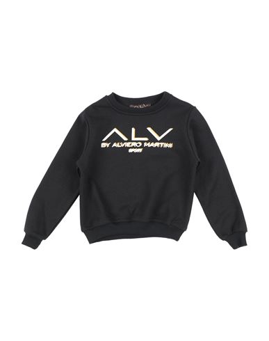 Alv By Alviero Martini Babies'  Toddler Boy Sweatshirt Black Size 7 Cotton, Polyester
