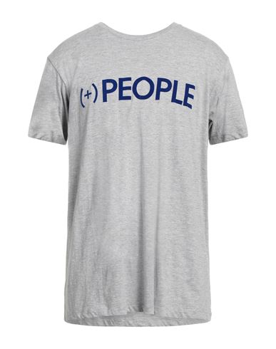 People (+)  Man T-shirt Light Grey Size L Organic Cotton