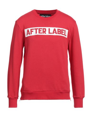 Afterlabel After/label Man Sweatshirt Red Size M Cotton