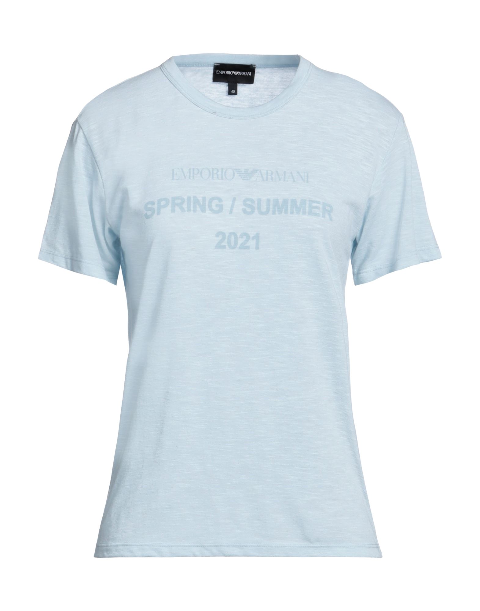 Emporio Armani T-shirts In Blue