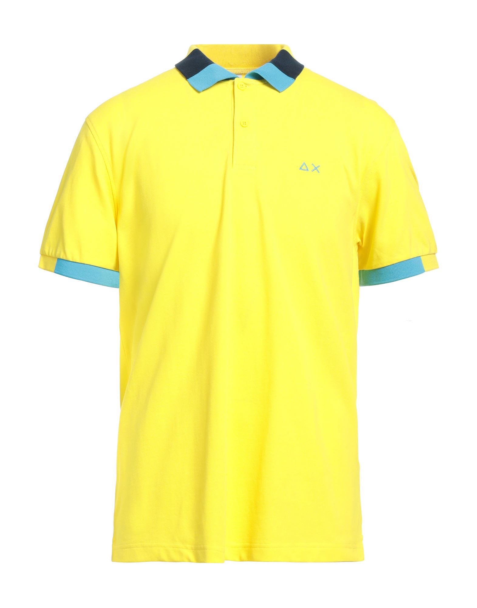 Sun 68 Polo Shirts In Yellow
