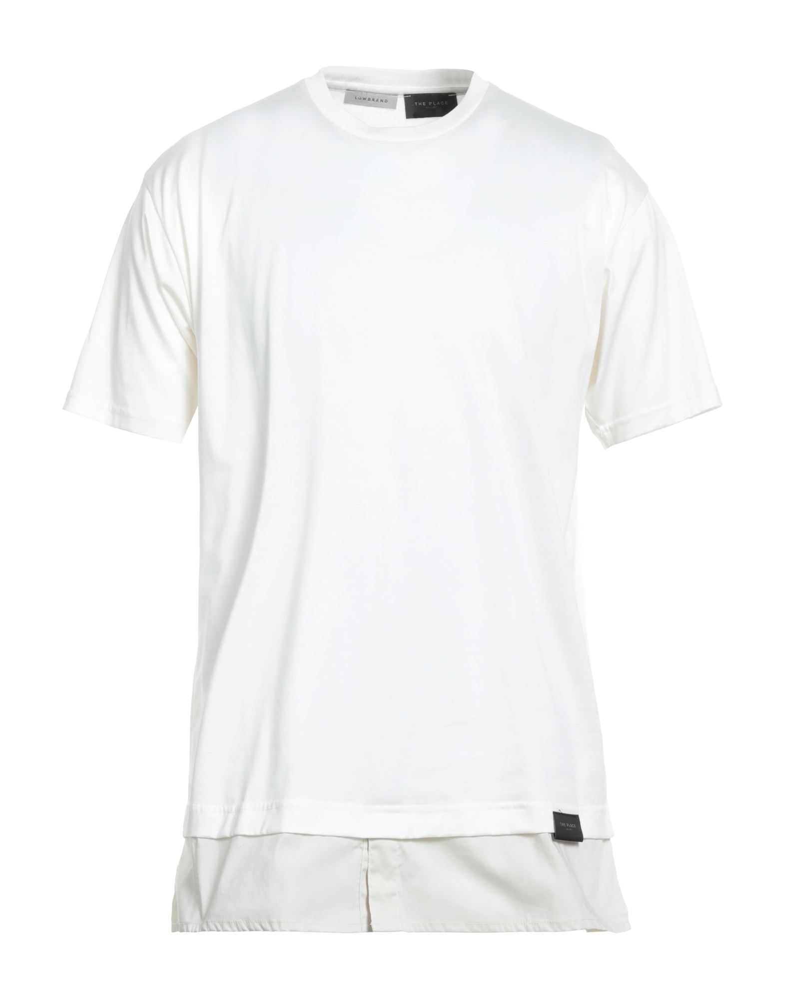 Low Brand Man T-shirt White Size 5 Cotton, Elastane